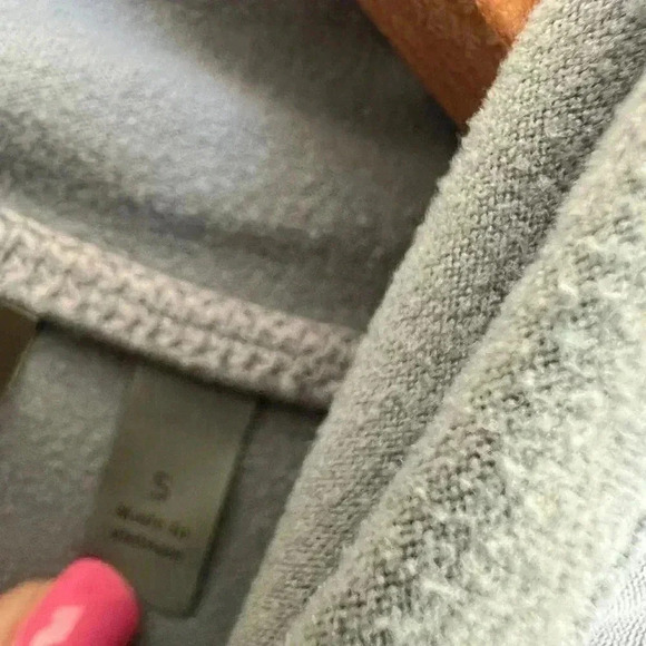 Athleta Plush Tech Hoodie Running Slate Gray Size Small - Picture 6 of 8